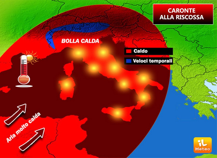 Sole e temperature in aumento: il meteo di martedì 18 luglio Sole e temperature in aumento: il meteo di martedì 18 luglio