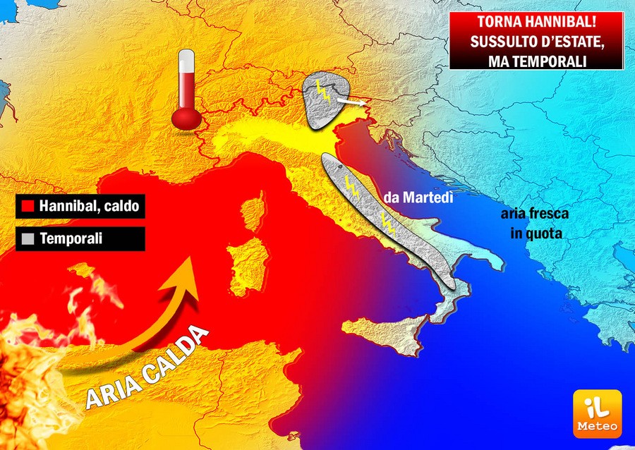 Meteo, torna Hannibal: temperature in aumento fino a 31°. Ecco da quando Meteo, torna Hannibal: temperature in aumento fino a 31°. Ecco da quando