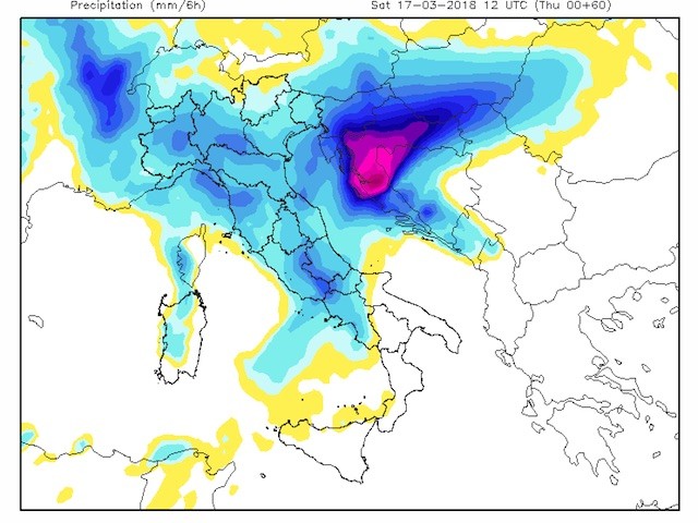 Meteo: maltempo ovunque e da lunedì nuova ondata di gelo e neve Meteo: maltempo ovunque e da lunedì nuova ondata di gelo e neve